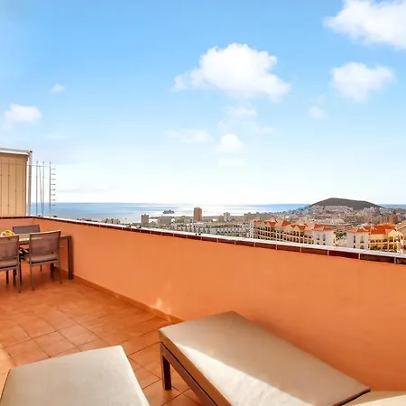 Floor, Sea View, Huge Terrace, Heated Pool, Garage Apartmán Los Cristianos (Tenerife)